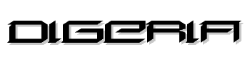 Digeria-Normal font